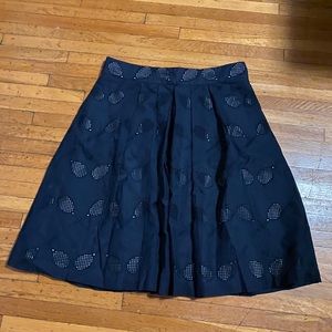 Ann Taylor Navy blue skirt